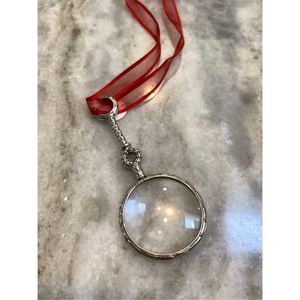 Vintage Victorian Magnifying Glass Sterling Silver